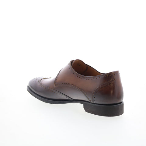 Di Bianco SC517 Mens Brown Leather Loafers & Slip Ons Casual Shoes