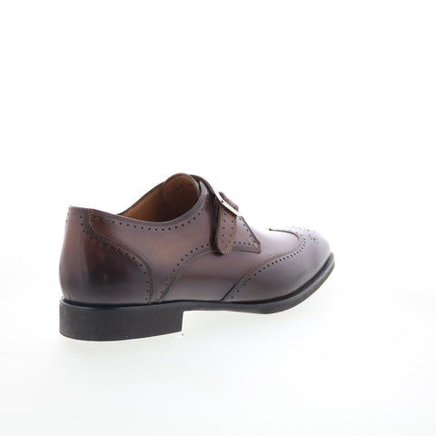 Di Bianco SC517 Mens Brown Leather Loafers & Slip Ons Casual Shoes