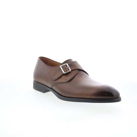Di Bianco SC563 Mens Brown Leather Loafers & Slip Ons Casual Shoes