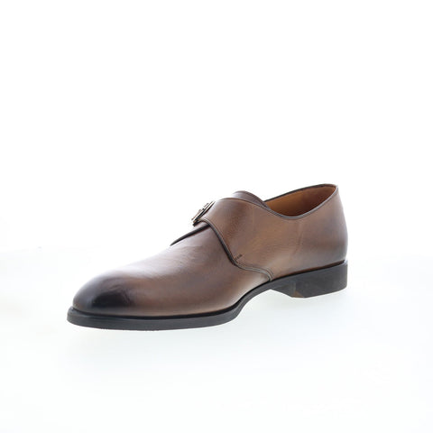 Di Bianco SC563 Mens Brown Leather Loafers & Slip Ons Casual Shoes