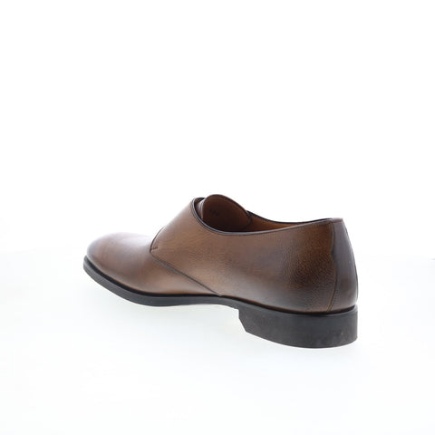 Di Bianco SC563 Mens Brown Leather Loafers & Slip Ons Casual Shoes