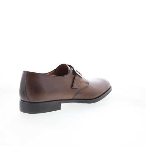 Di Bianco SC563 Mens Brown Leather Loafers & Slip Ons Casual Shoes
