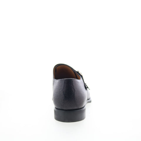 Di Bianco SC574 Mens Black Leather Loafers & Slip Ons Casual Shoes