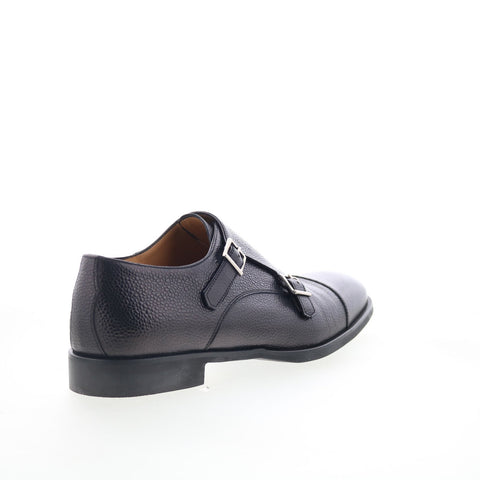 Di Bianco SC574 Mens Black Leather Loafers & Slip Ons Casual Shoes