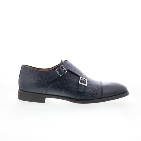 Di Bianco SC574 Mens Black Leather Loafers & Slip Ons Casual Shoes