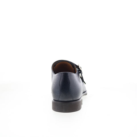 Di Bianco SC574 Mens Black Leather Loafers & Slip Ons Casual Shoes