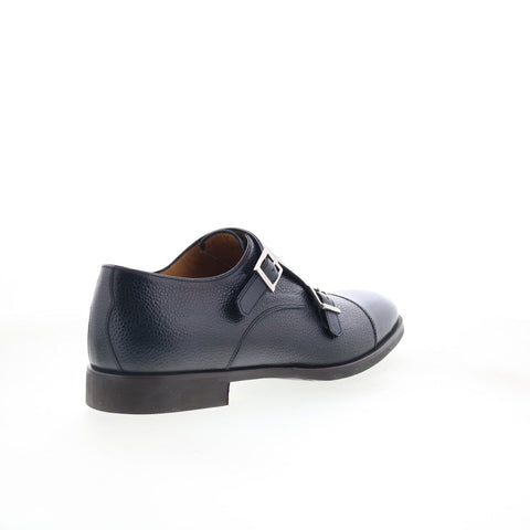 Di Bianco SC574 Mens Black Leather Loafers & Slip Ons Casual Shoes