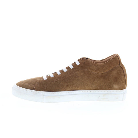 Pastori by Di Bianco SC574 Mens Brown Suede Lace Up Lifestyle Sneakers Shoes