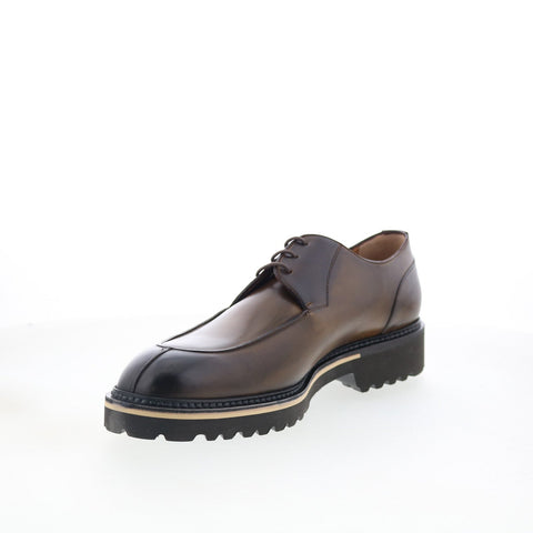 Di Bianco Sc598 Mens Brown Leather Lace Up Oxfords & Lace Ups Casual Shoes