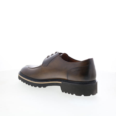 Di Bianco Sc598 Mens Brown Leather Lace Up Oxfords & Lace Ups Casual Shoes