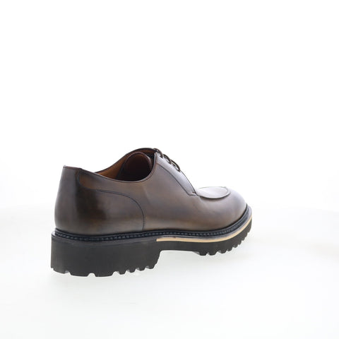 Di Bianco Sc598 Mens Brown Leather Lace Up Oxfords & Lace Ups Casual Shoes