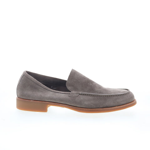 Di Bianco SC602 Mens Gray Suede Slip On Loafers & Slip Ons Casual Shoes