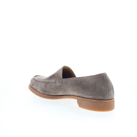 Di Bianco SC602 Mens Gray Suede Slip On Loafers & Slip Ons Casual Shoes