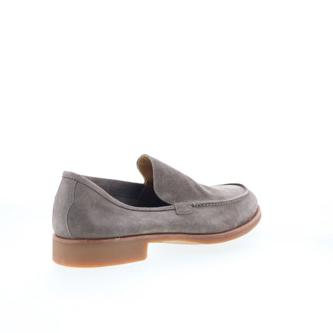 Di Bianco SC602 Mens Gray Suede Slip On Loafers & Slip Ons Casual Shoes