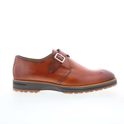 Di Bianco SC887 Mens Brown Leather Loafers & Slip Ons Casual Shoes
