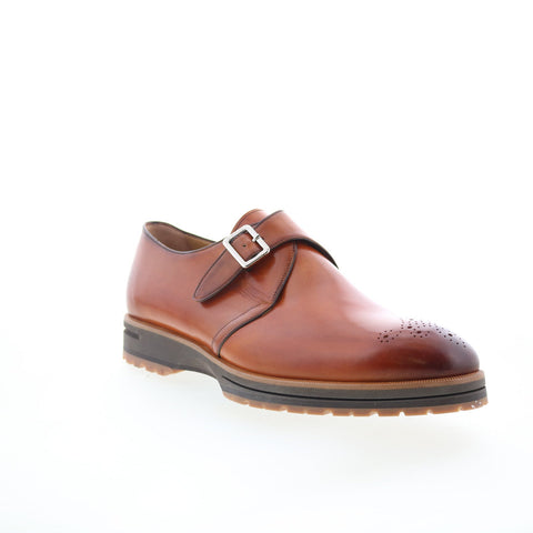 Di Bianco SC887 Mens Brown Leather Loafers & Slip Ons Casual Shoes