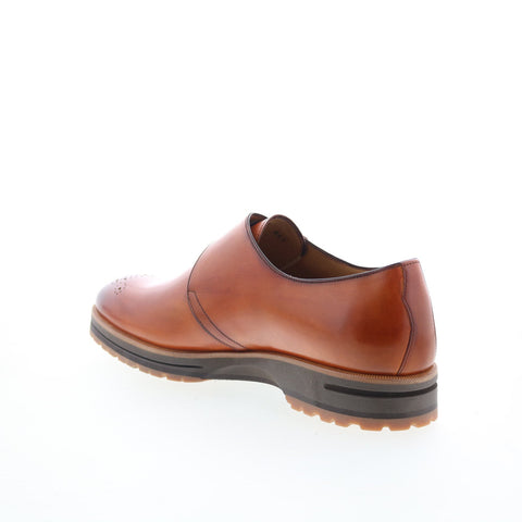 Di Bianco SC887 Mens Brown Leather Loafers & Slip Ons Casual Shoes