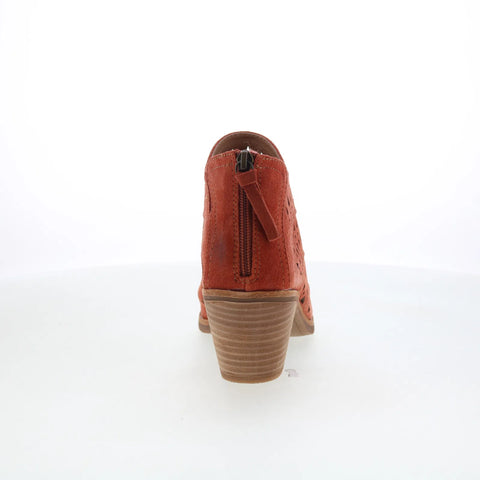 Sofft Westwood II SF0021202 Womens Brown Suede Zipper Ankle & Booties Boots