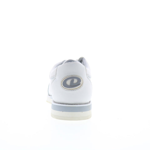 Dexter SST1 Mens White Leather Lace Up Athletic Bowling Shoes