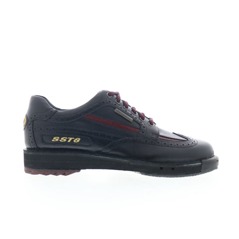 Dexter SST8 SST8-2-2(2) Mens Black Leather Lace Up Athletic Bowling Shoes