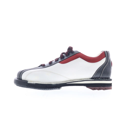 Dexter SST8 SST8-43-1 Womens White Leather Lace Up Athletic Bowling Shoes