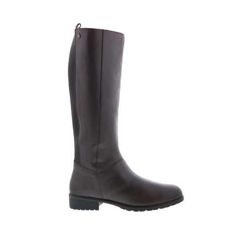 Strive Bloomsbury STRIVE-C Womens Brown Leather Zipper Knee High Boots