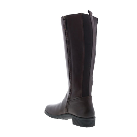 Strive Bloomsbury STRIVE-C Womens Brown Leather Zipper Knee High Boots