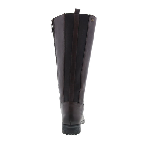 Strive Bloomsbury STRIVE-C Womens Brown Leather Zipper Knee High Boots