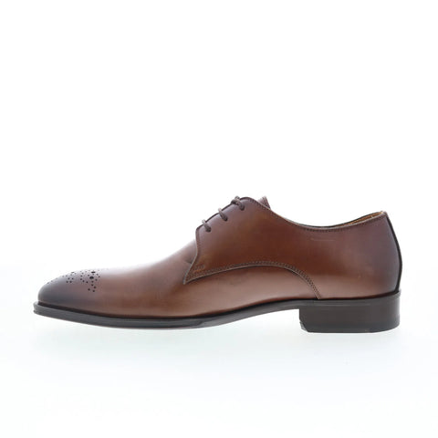 Pastori by Di Bianco Saber Mens Brown Oxfords Wingtip & Brogue Shoes