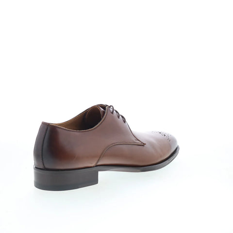 Pastori by Di Bianco Saber Mens Brown Oxfords Wingtip & Brogue Shoes