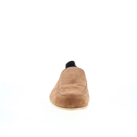 Di Bianco Salino Mens Brown Suede Slip On Loafers & Slip Ons Penny Shoes
