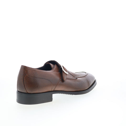 Di Bianco Saraceno Mens Brown Leather Loafers & Slip Ons Casual Shoes