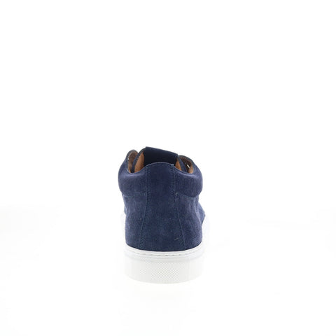Pastori by Di Bianco Septimus Mens Blue Suede Lace Up Lifestyle Sneakers Shoes