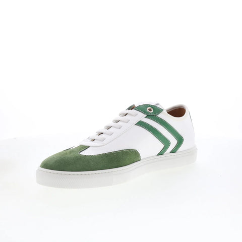 Pastori by Di Bianco Severus Mens White Leather Lifestyle Sneakers Shoes