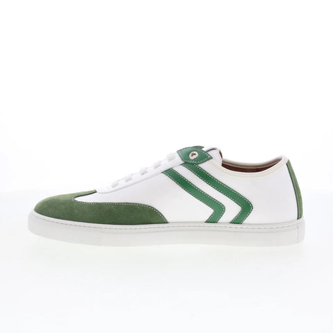 Pastori by Di Bianco Severus Mens White Leather Lifestyle Sneakers Shoes