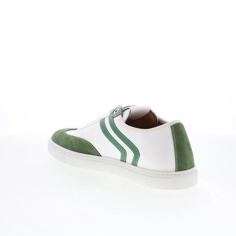 Pastori by Di Bianco Severus Mens White Leather Lifestyle Sneakers Shoes