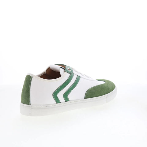 Pastori by Di Bianco Severus Mens White Leather Lifestyle Sneakers Shoes