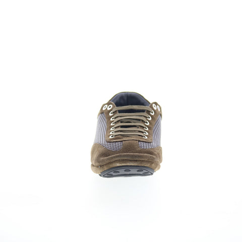 Di Bianco Silverstone Mens Brown Suede Lace Up Lifestyle Sneakers Shoes