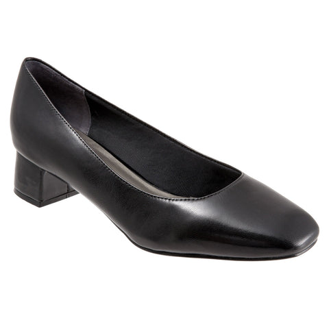 Trotters Lola T1561-001 Womens Black Extra Narrow Pumps Heels Shoes