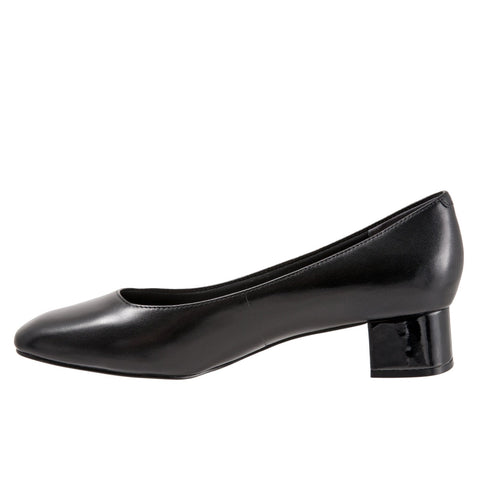 Trotters Lola T1561-001 Womens Black Extra Narrow Pumps Heels Shoes