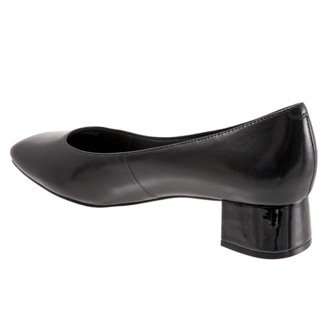 Trotters Lola T1561-001 Womens Black Extra Narrow Pumps Heels Shoes