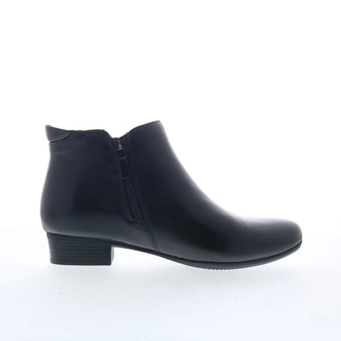 Trotters Major T1762-001 Womens Black Narrow Leather Ankle & Booties Boots