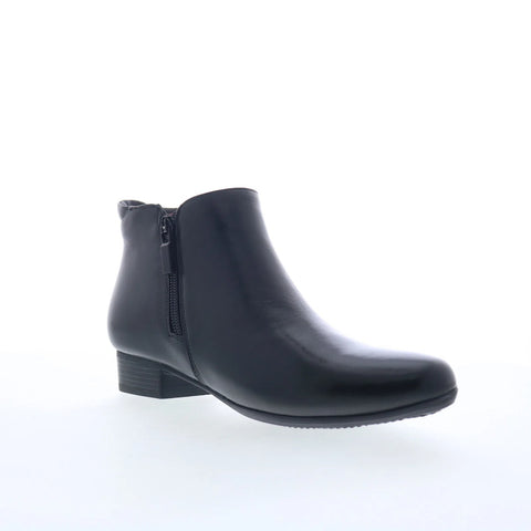 Trotters Major T1762-001 Womens Black Narrow Leather Ankle & Booties Boots
