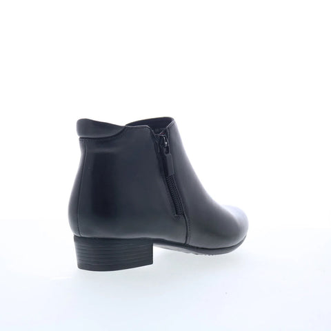 Trotters Major T1762-001 Womens Black Narrow Leather Ankle & Booties Boots