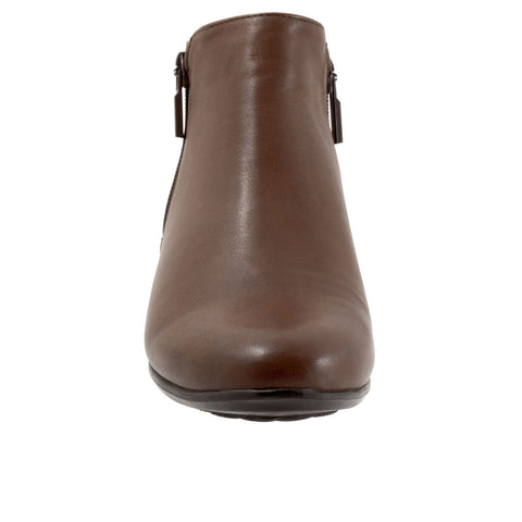Trotters Major T1762-104 Womens Brown Extra Wide Ankle & Booties Boots