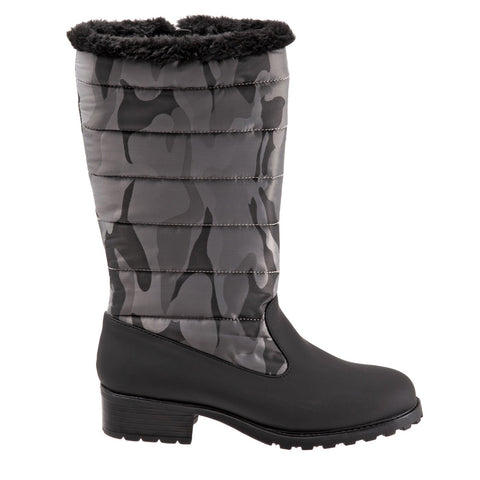 Trotters Benji High T1951-924 Womens Black Narrow Casual Dress Boots