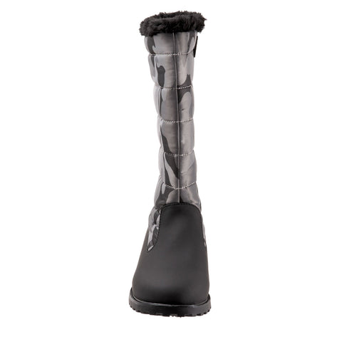Trotters Benji High T1951-924 Womens Black Narrow Casual Dress Boots