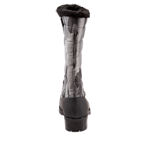 Trotters Benji High T1951-924 Womens Black Narrow Casual Dress Boots
