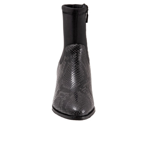 Trotters Kippy T2060-083 Womens Black Narrow Leather Ankle & Booties Boots