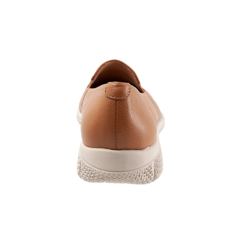 Trotters Universal T2110-215 Womens Brown Narrow Leather Loafer Flats Shoes